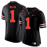 Ohio State Buckeyes 1 Braxton Miller Black Shadow Nike College Football Jersey Dzhi